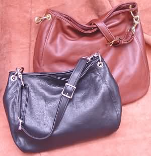 Leather Handbags - Leather Amanda Bags